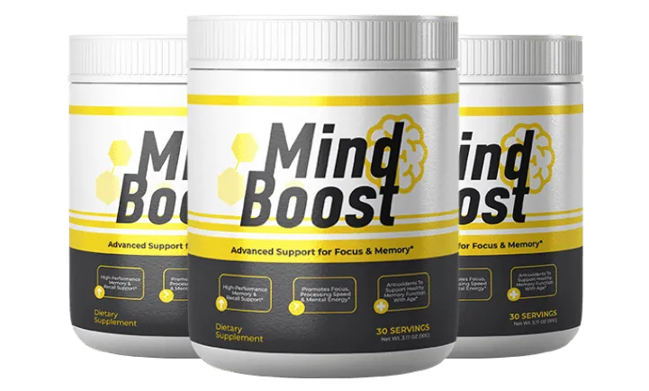Mind Boost™ Powder Cognitive Support Supplement Bottle